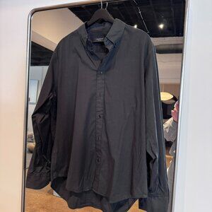 Men's Rag & Bone Black Button Up Shirt